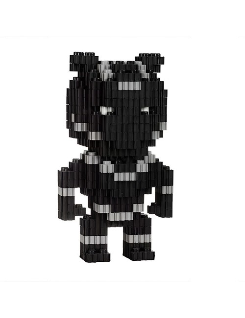 Pantera Negra Juguete Armable Armatodo Construcción Niños