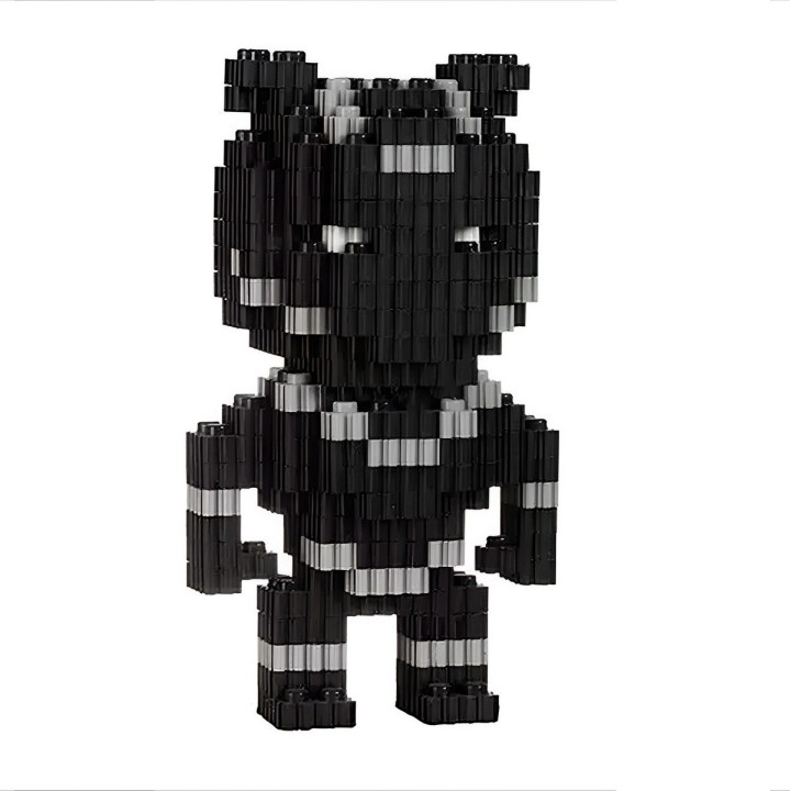 Pantera Negra Juguete Armable Armatodo Construcción Niños