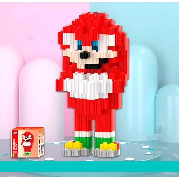 Sonic Knuckles Juguete Armable Armatodo Construcción Niños