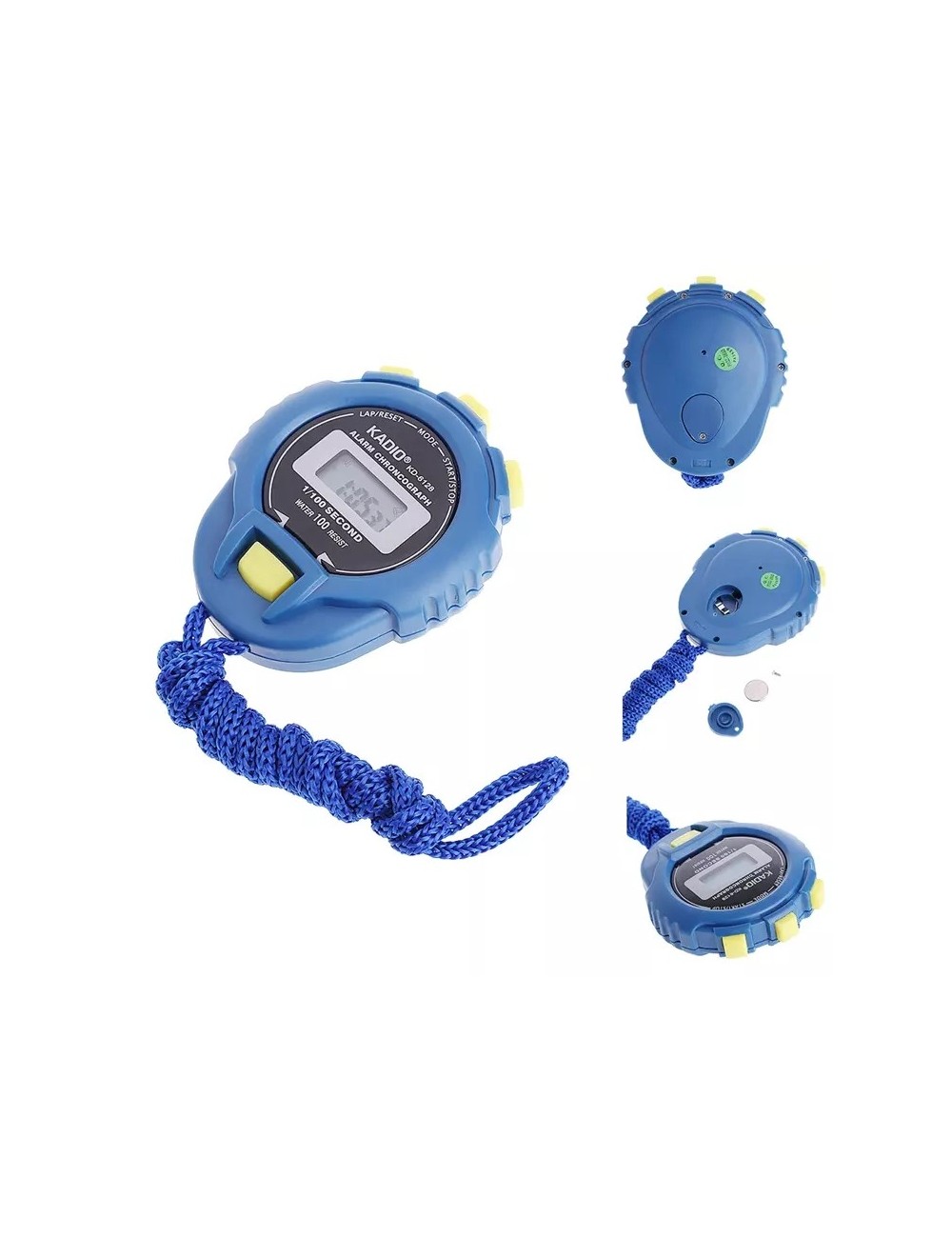 Cronometro Profesional Digital Kadio Kd-6128 Reloj Alarma