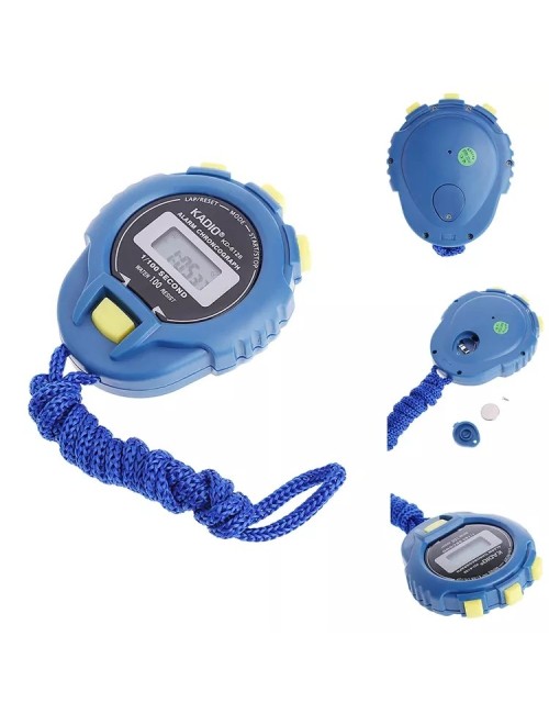 Cronometro Profesional Digital Kadio Kd-6128 Reloj Alarma
