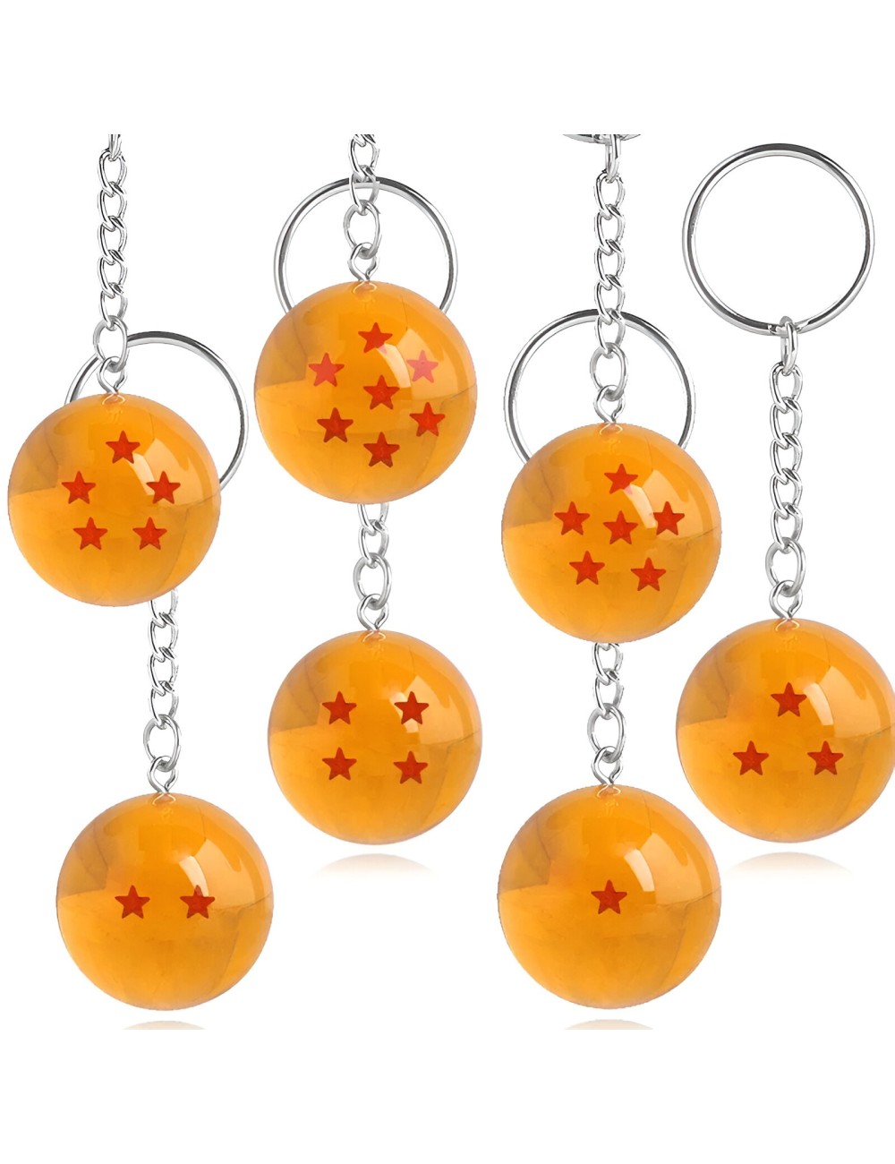 Llavero Esferas Del Dragon Ball Coleccionables X 7 Unidades