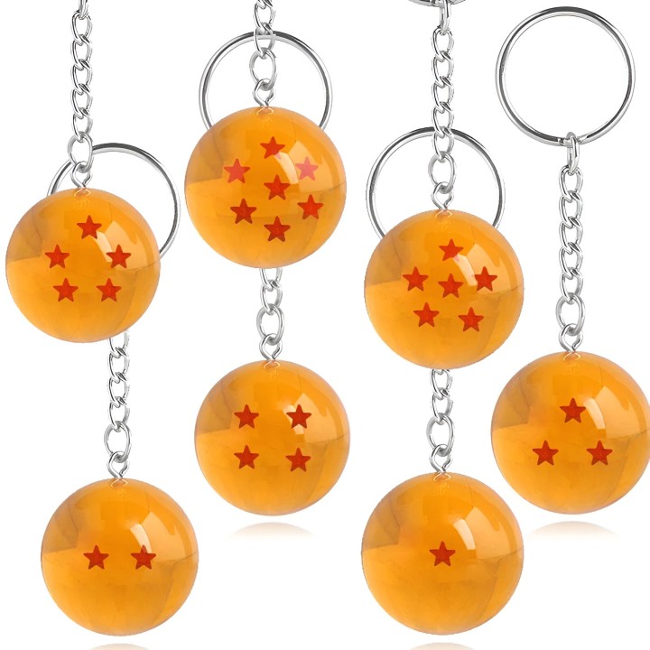 Llavero Esferas Del Dragon Ball Coleccionables X 7 Unidades