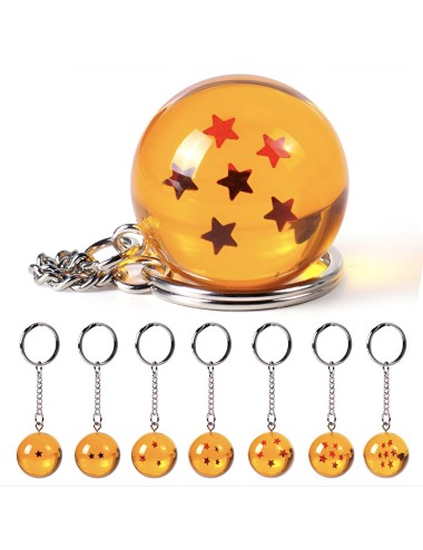 Llavero Esferas Del Dragon Ball Coleccionables X 7 Unidades