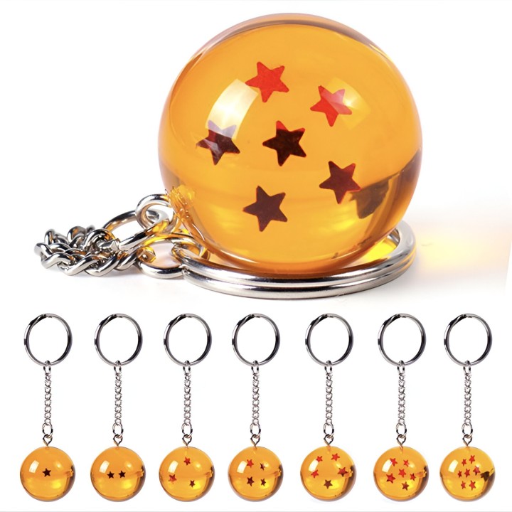 Llavero Esferas Del Dragon Ball Coleccionables X 7 Unidades