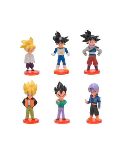 Figura Coleccionable Anime Dragon Ball Z X 6 Personajes