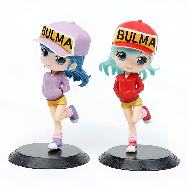 Figura Coleccionable Anime Dragon Ball Z Chibi De Bulma X 4