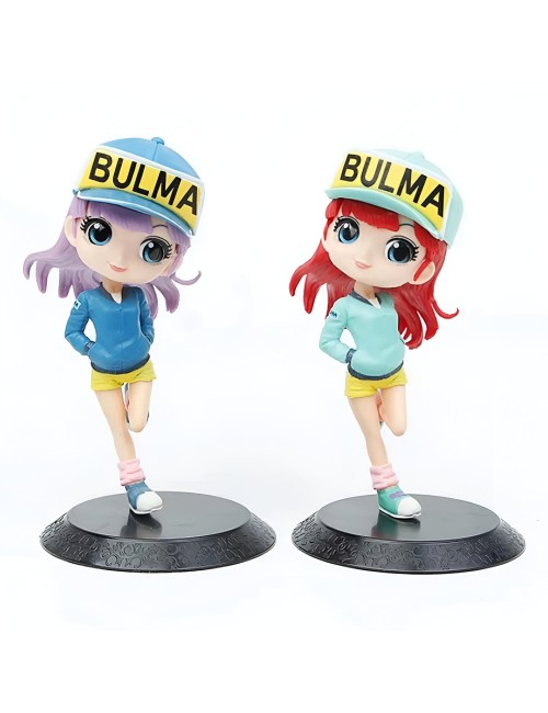 Figura Coleccionable Anime Dragon Ball Z Chibi De Bulma X 4