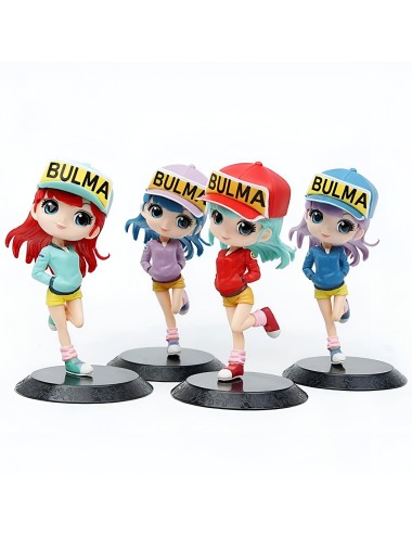 Figura Coleccionable Anime Dragon Ball Z Chibi De Bulma X 4