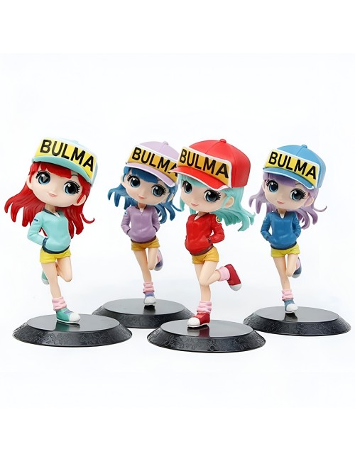 Figura Coleccionable Anime Dragon Ball Z Chibi De Bulma X 4