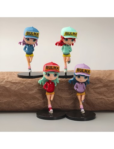 Figura Coleccionable Anime Dragon Ball Z Chibi De Bulma X 4
