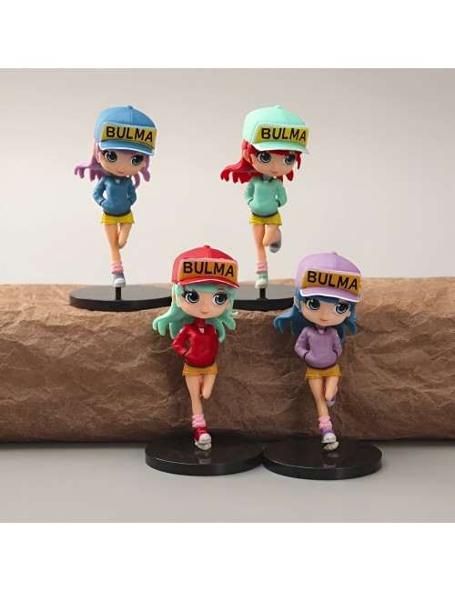 Figura Coleccionable Anime Dragon Ball Z Chibi De Bulma X 4
