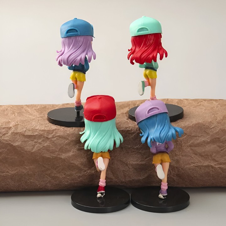 Figura Coleccionable Anime Dragon Ball Z Chibi De Bulma X 4