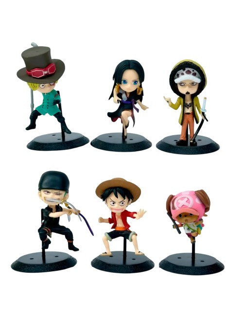 Figura Coleccionable Anime One Piece X 6 Personajes
