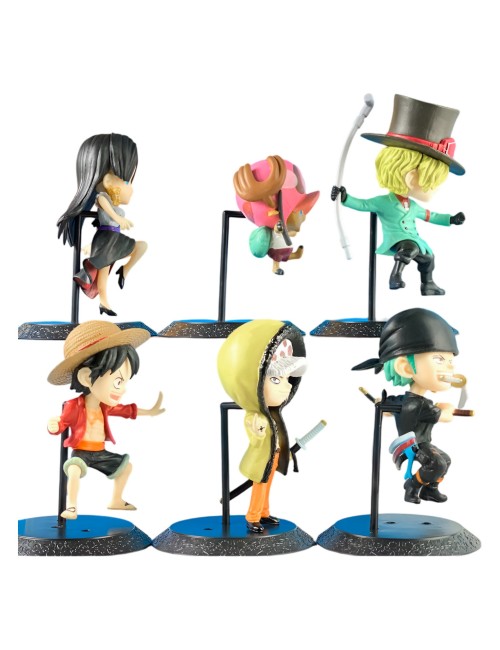 Figura Coleccionable Anime One Piece X 6 Personajes