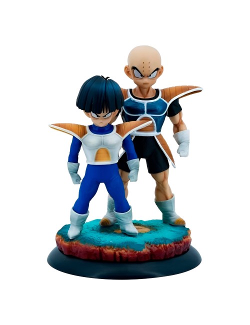 Figura Coleccionable Dragon Ball Z Gohan Y Krillin Luchador