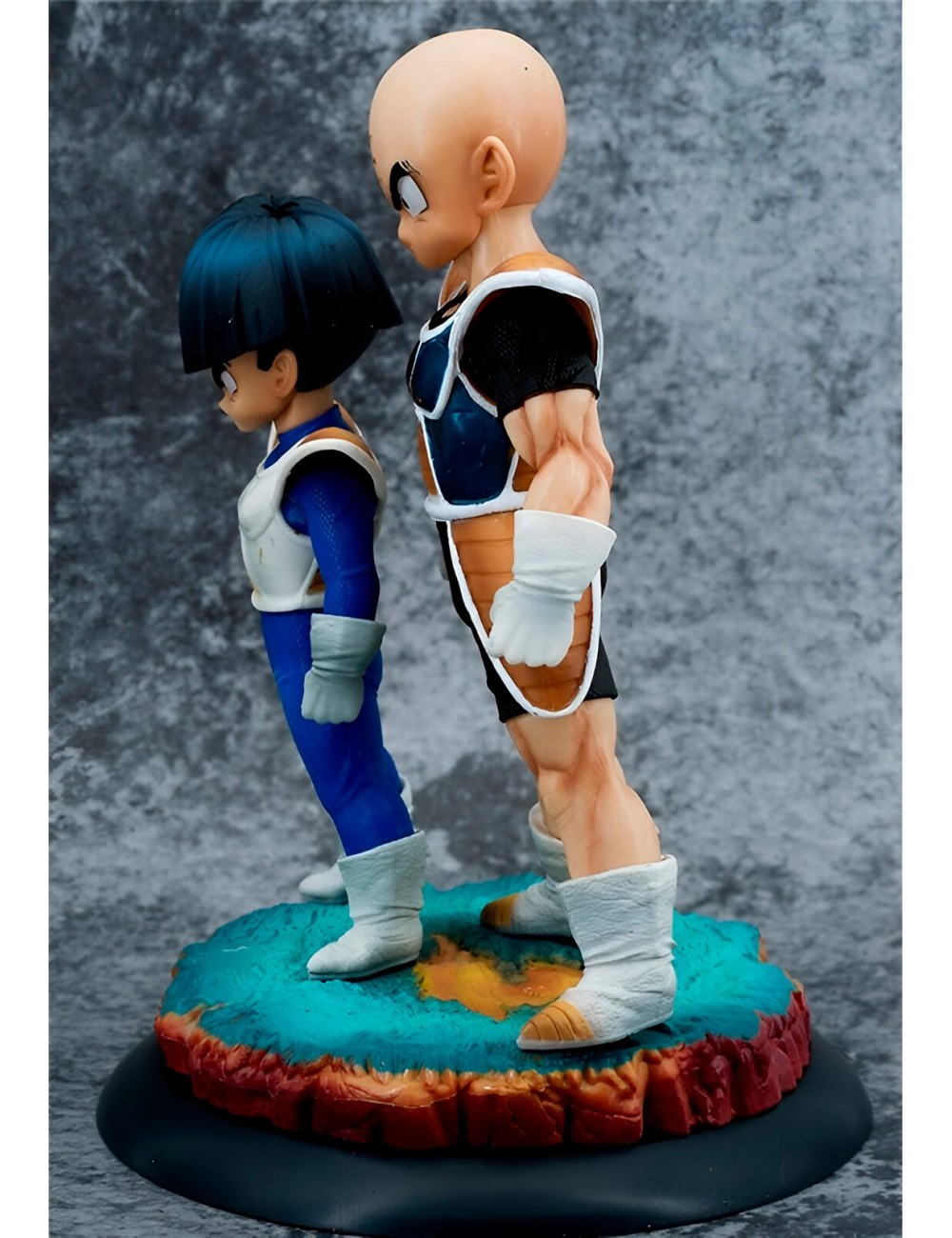 Figura Coleccionable Dragon Ball Z Gohan Y Krillin Luchador