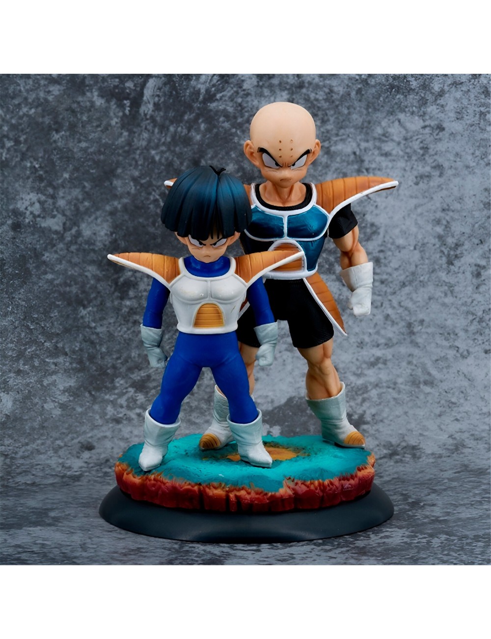 Figura Coleccionable Dragon Ball Z Gohan Y Krillin Luchador
