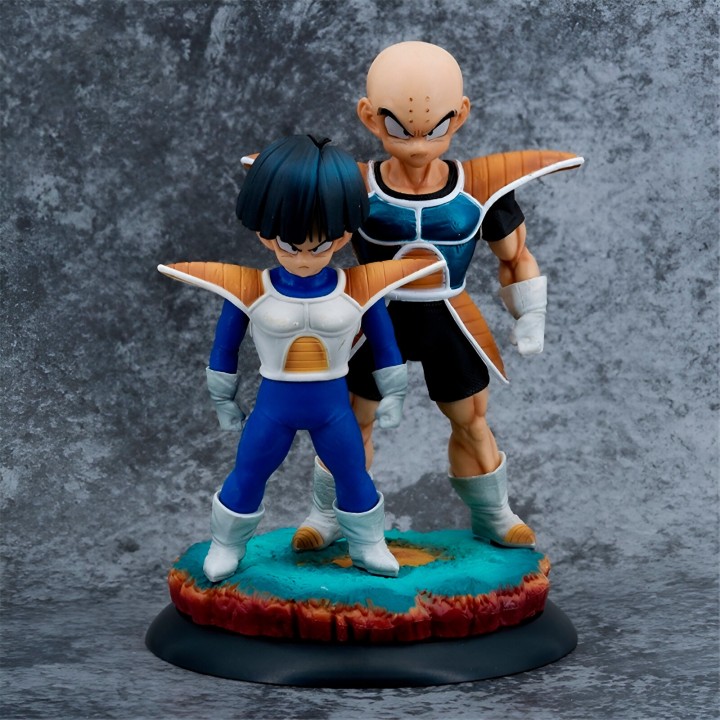Figura Coleccionable Dragon Ball Z Gohan Y Krillin Luchador