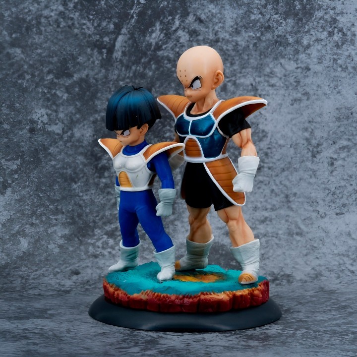 Figura Coleccionable Dragon Ball Z Gohan Y Krillin Luchador