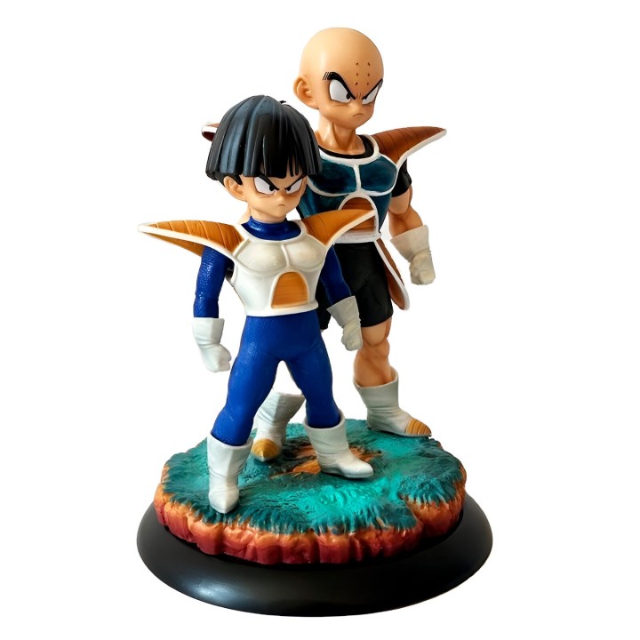 Figura Coleccionable Dragon Ball Z Gohan Y Krillin Luchador