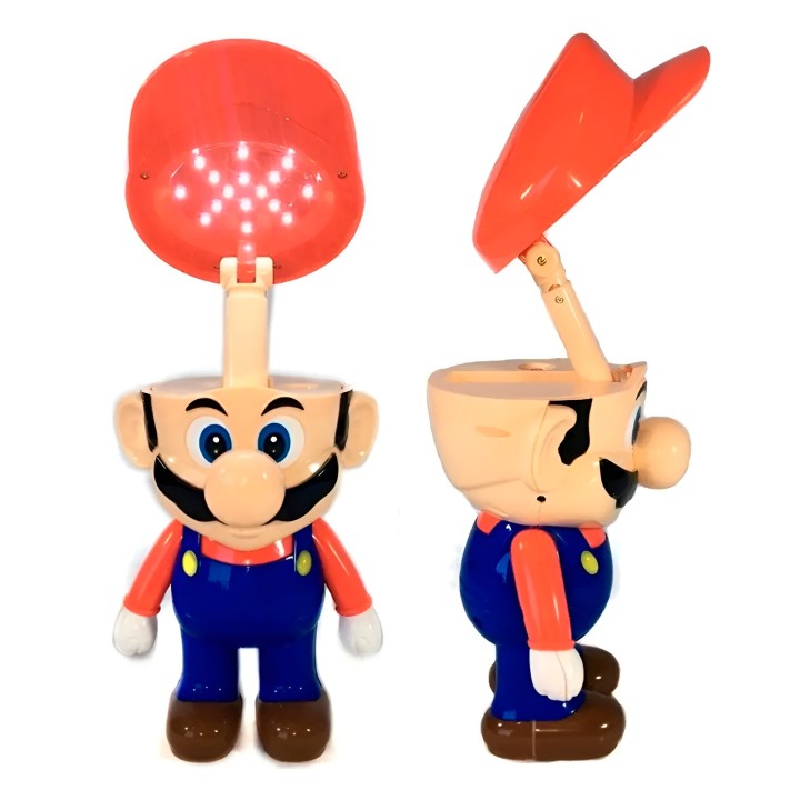 Lampara Mesa De Noche Super Mario Bros Recargable