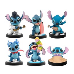 Figura Coleccionable Stitch Posiciones X 6 Unidades