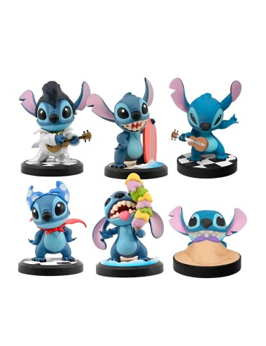 Figura Coleccionable Stitch Posiciones X 6 Unidades