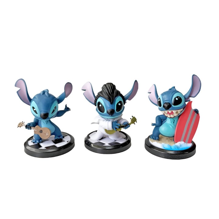 Figura Coleccionable Stitch Posiciones X 6 Unidades