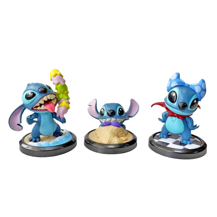 Figura Coleccionable Stitch Posiciones X 6 Unidades