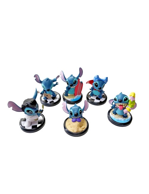 Figura Coleccionable Stitch Posiciones X 6 Unidades