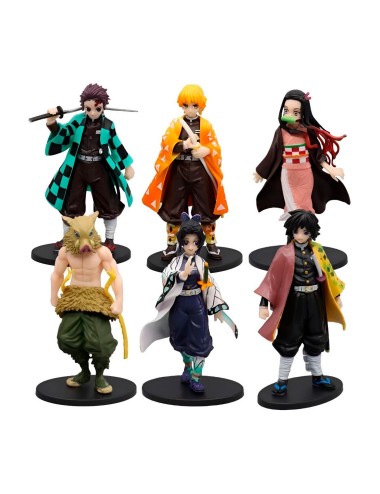 Figura Coleccionable Anime Demon Slayer Kimetsu No Yaiba X 6