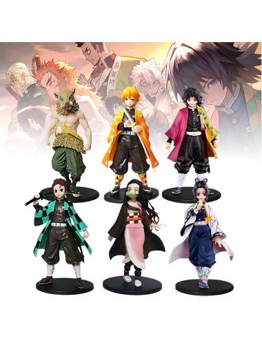 Figura Coleccionable Anime Demon Slayer Kimetsu No Yaiba X 6