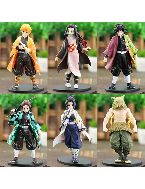 Figura Coleccionable Anime Demon Slayer Kimetsu No Yaiba X 6