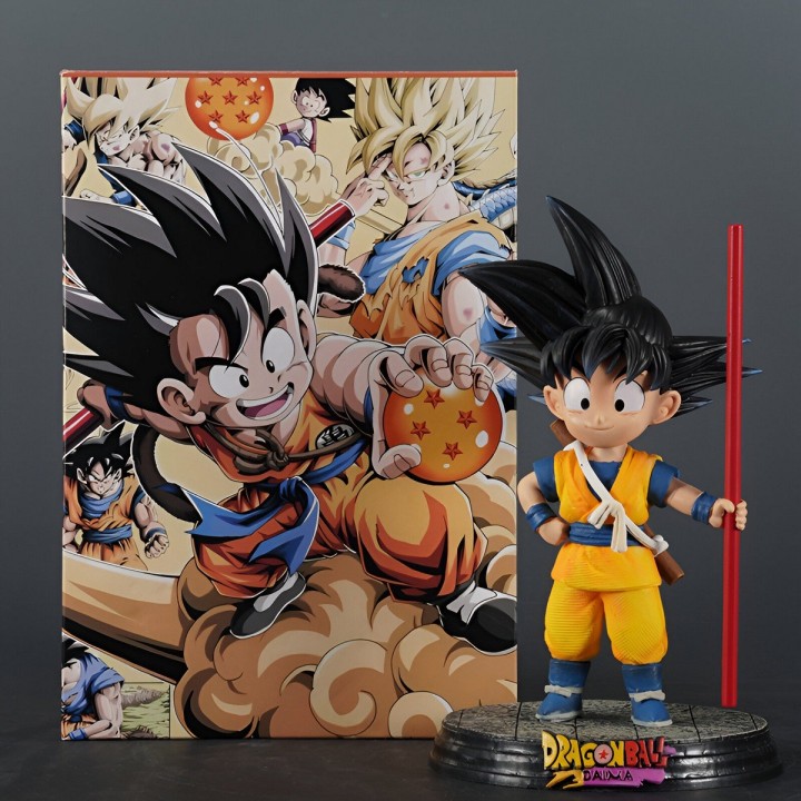 Figura Coleccionable Dragon Ball Z Goku Baculo Sagrado