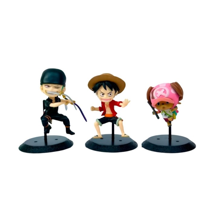 Figura Coleccionable Anime Monkey D. Luffy X 6 Personajes