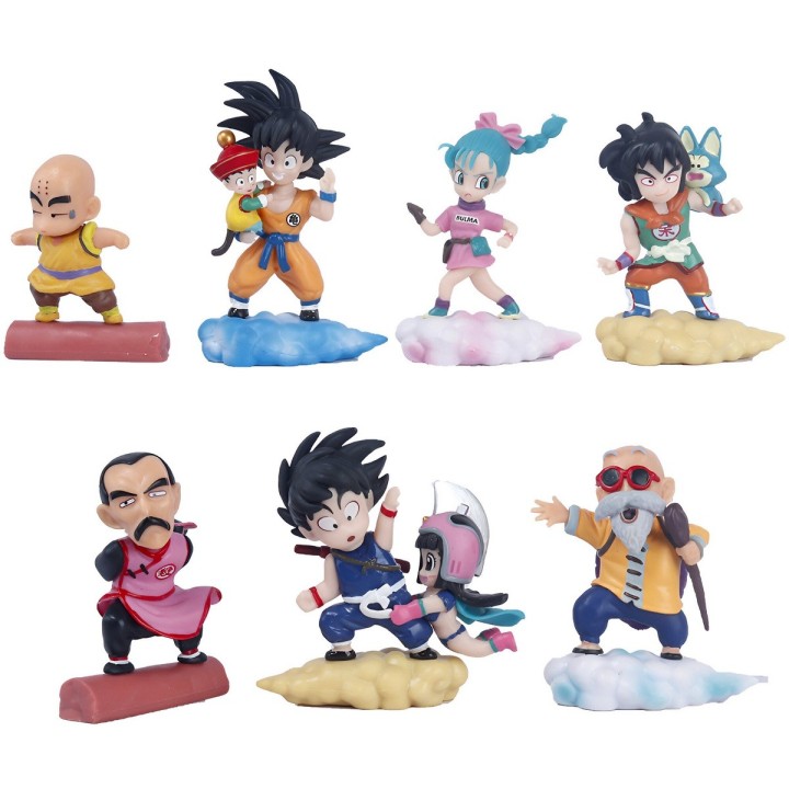 Figura Coleccionable Dragon Ball Z Personajes X 7 Unidades