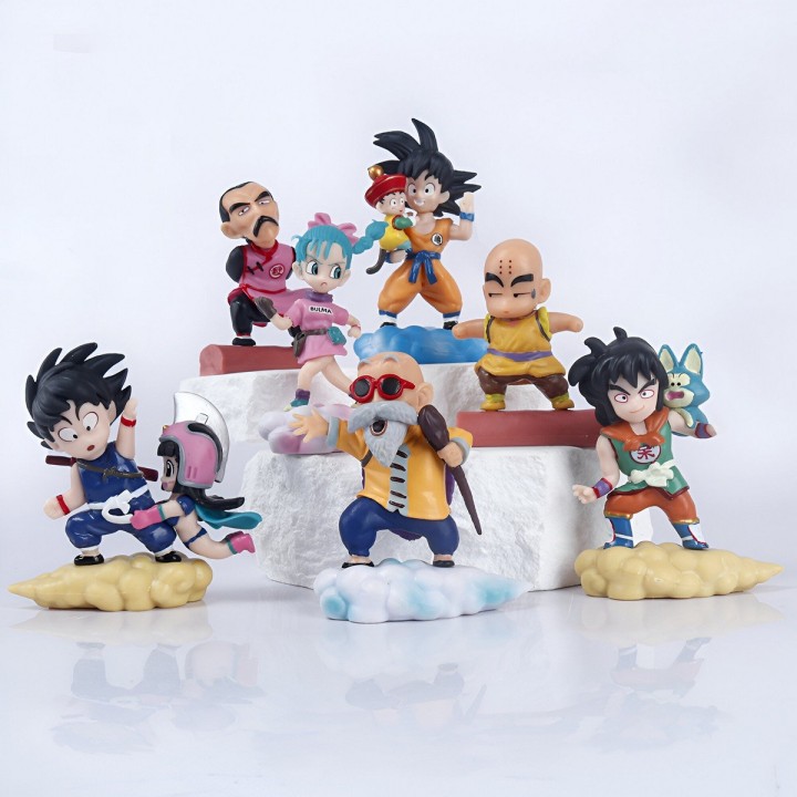 Figura Coleccionable Dragon Ball Z Personajes X 7 Unidades