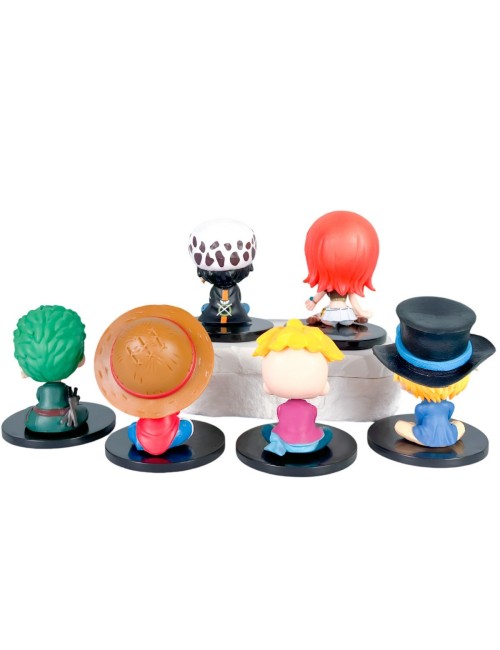 Figura Coleccionable Mini Monkey D. Luffy X 6 Personajes