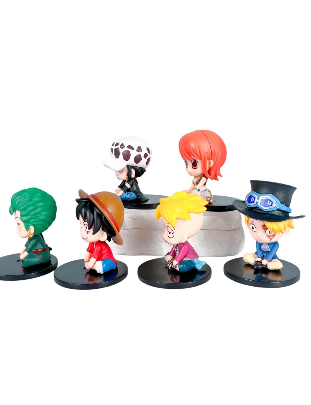 Figura Coleccionable Mini Monkey D. Luffy X 6 Personajes