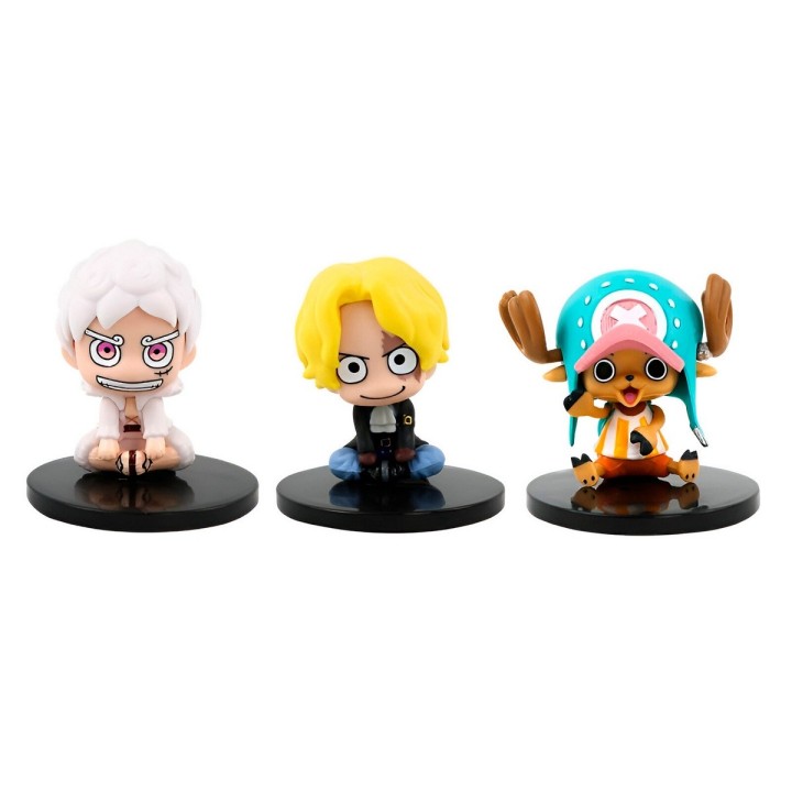 Figura Coleccionable Mini Monkey Luffy X 6 Personajes