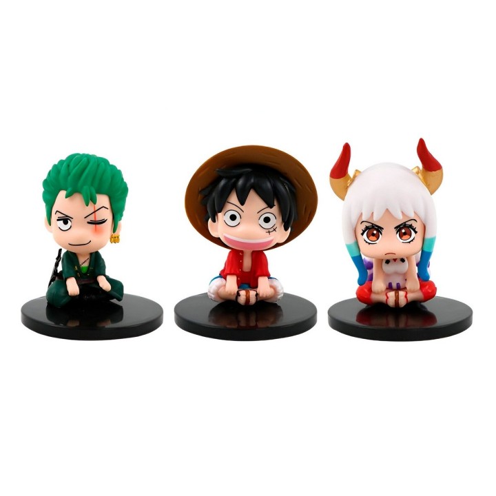 Figura Coleccionable Mini Monkey Luffy X 6 Personajes