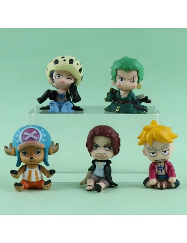 Figura Coleccionable One Piece Personajes X 10 Unidades