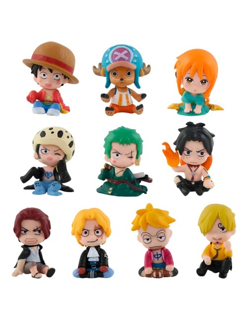 Figura Coleccionable One Piece Personajes X 10 Unidades