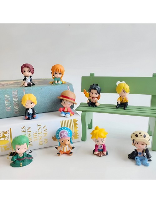 Figura Coleccionable One Piece Personajes X 10 Unidades