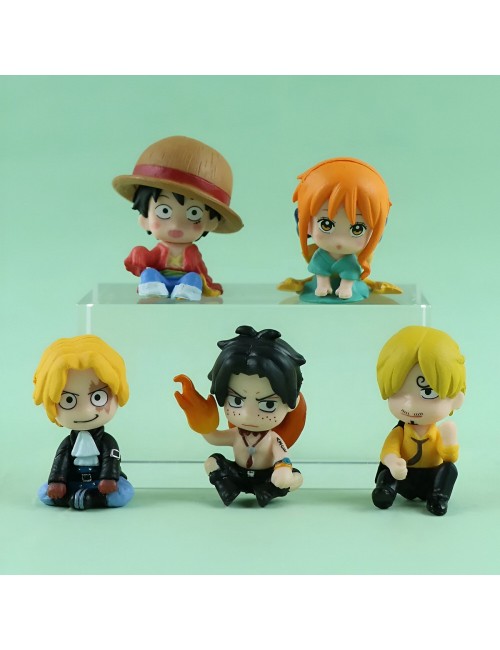 Figura Coleccionable One Piece Personajes X 10 Unidades