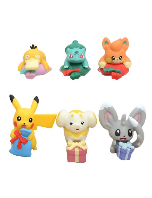 Figura Coleccionable Pokemon Personajes X 6 Unidades