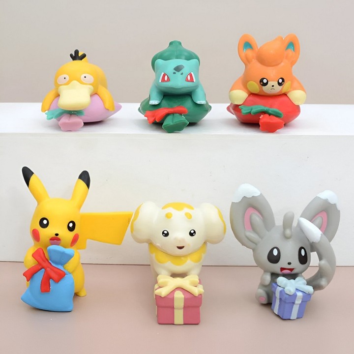 Figura Coleccionable Pokemon Personajes X 6 Unidades