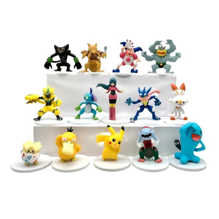 Figura Coleccionable Pokemon Personajes X 14 Unidades