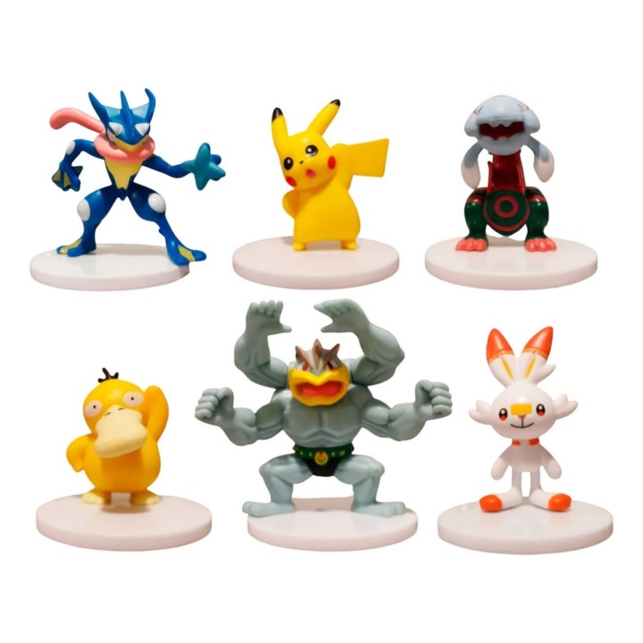 Figura Coleccionable Pokemon Personajes X 14 Unidades